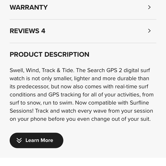 Rip Curl Search GPS Watch 2 - Picture 6 of 6